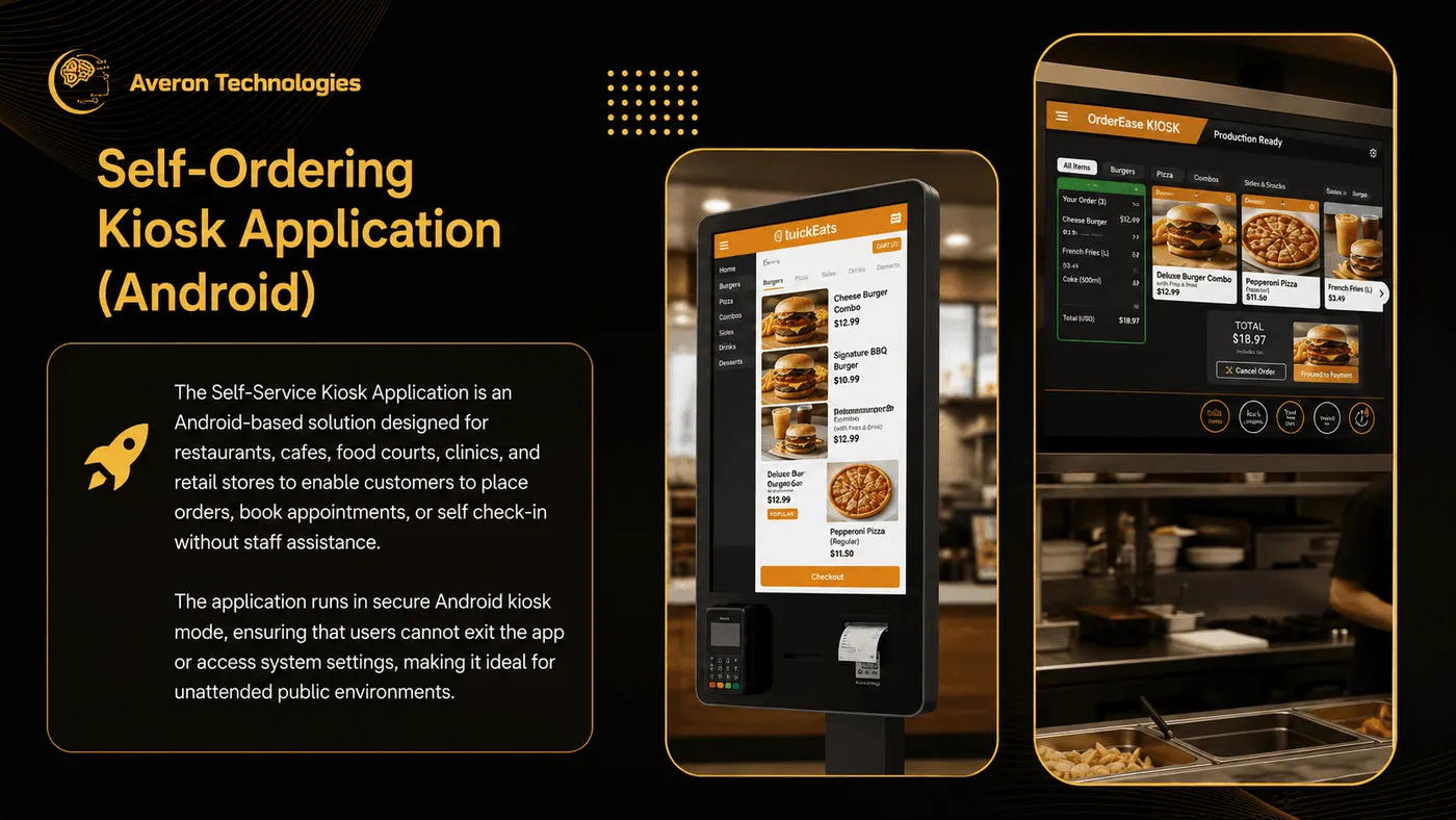 Self-Ordering Kiosk App