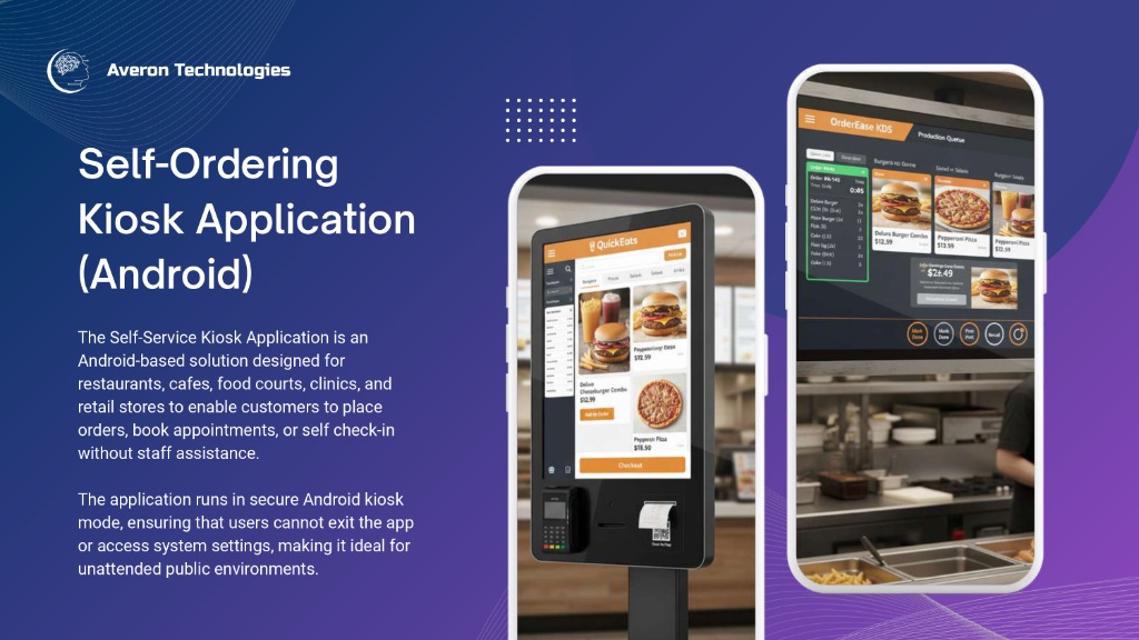 Self-Ordering Kiosk App